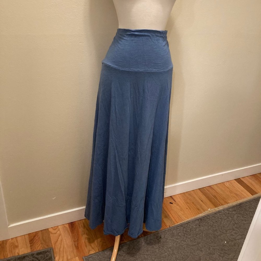 LulaRoe Blue Maxi Skirt - 2XL